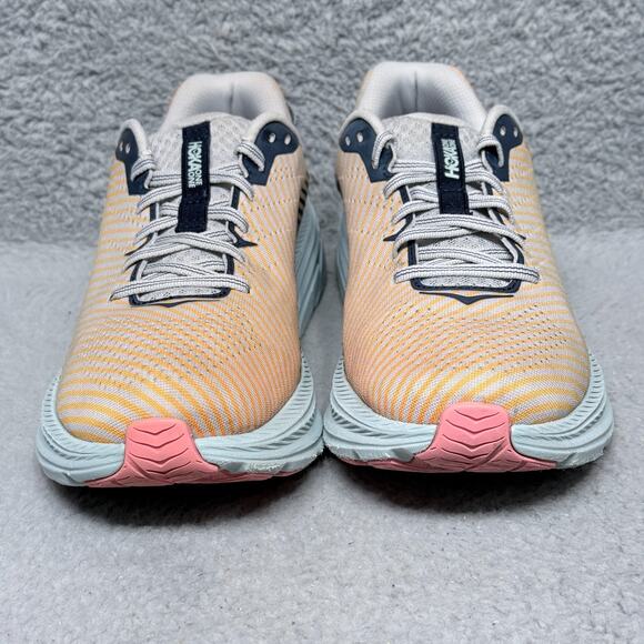 Hoka One One Rincon 2 Womens Size 9.5 Running Shoes Lunar Rock Black Iris - Picture 2 of 10